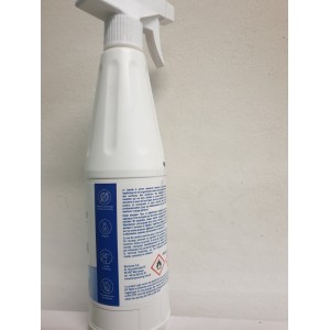 Nettoyant hydroalcoolique 500ml avec pulvérisateur pour les mains et les surfaces