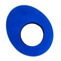Oeilleton large ovale microfibre Blue star